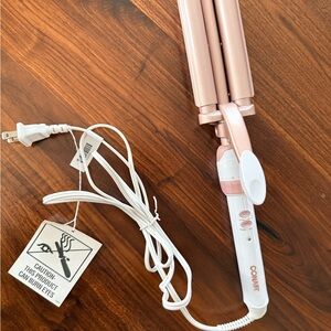 Conair Double Ceramic 3-barrel curling iron